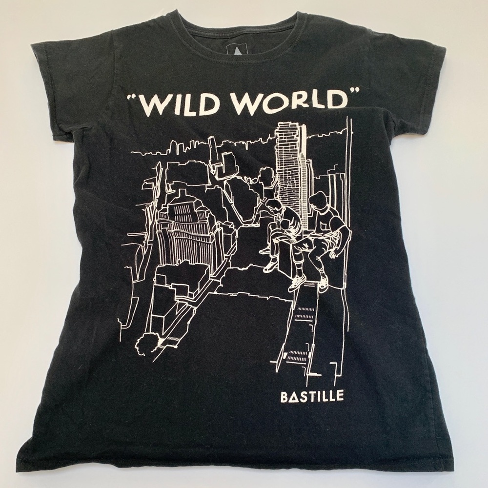 Bastille Wild World Tour T Shirt Women’s Large